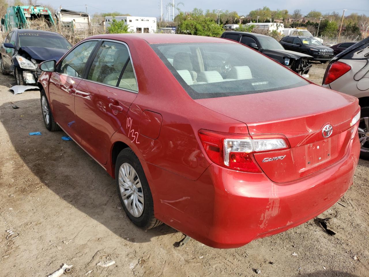 Photo 3 from auction – 2012 TOYOTA CAMRY BASE with VIN 4T4BF1FK8CR188965