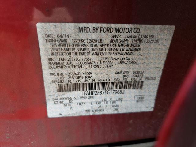 Photo 10 from auction – 2014 FORD TAURUS LIM with VIN 1FAHP2F87EG179682