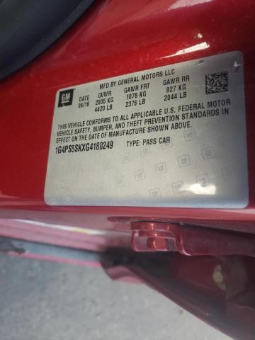 Photo 10 from auction – 2016 BUICK VERANO with VIN 1G4PS5SKXG4180249