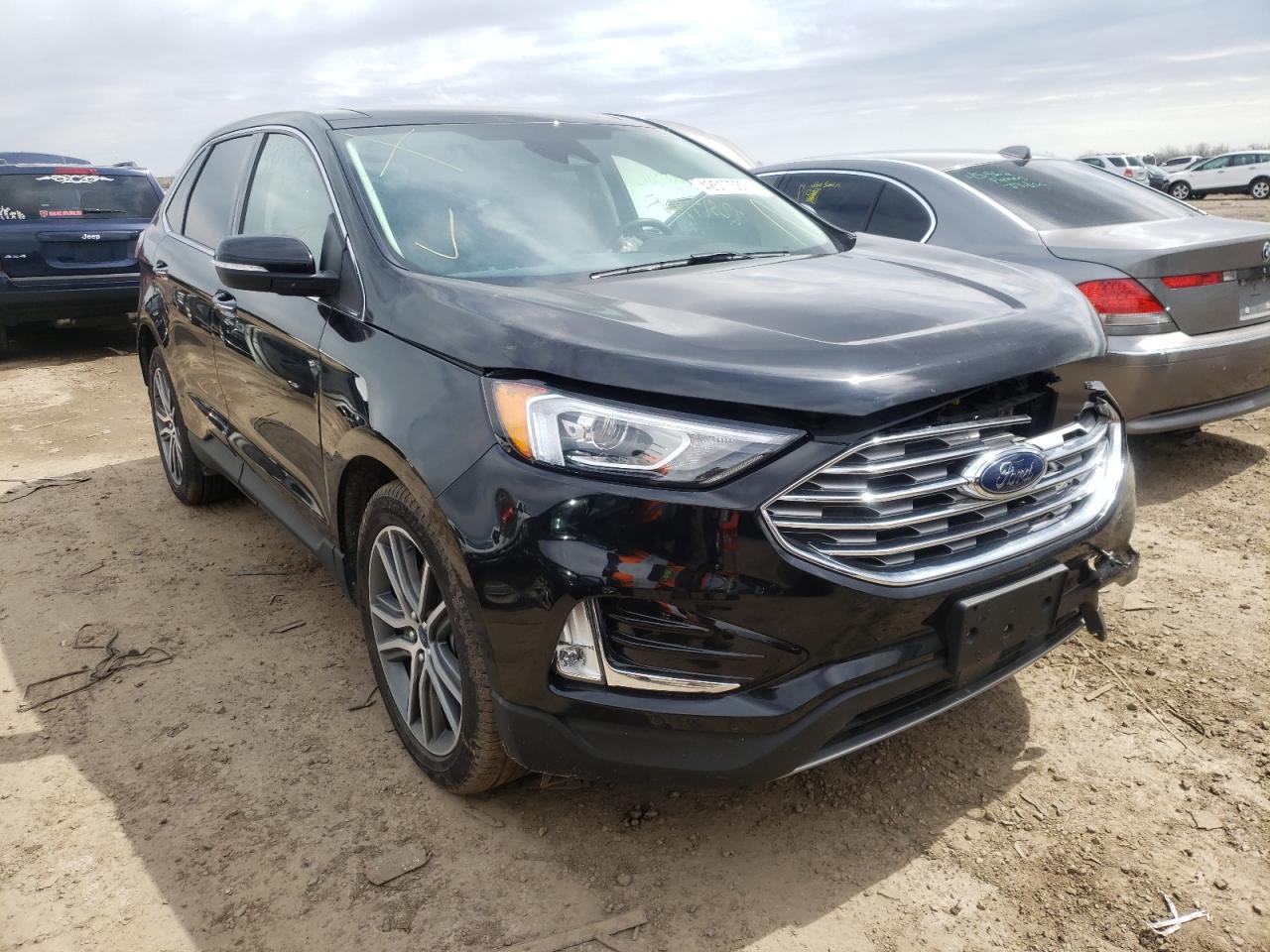 FORD EDGE TITAN 2020 with VIN 2FMPK4K97LBB43554 - Photo from auction