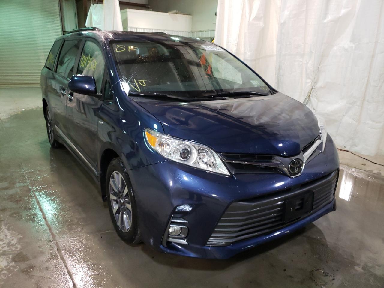 Photo 1 from auction – 2020 TOYOTA SIENNA XLE with VIN 5TDDZ3DC5LS240630