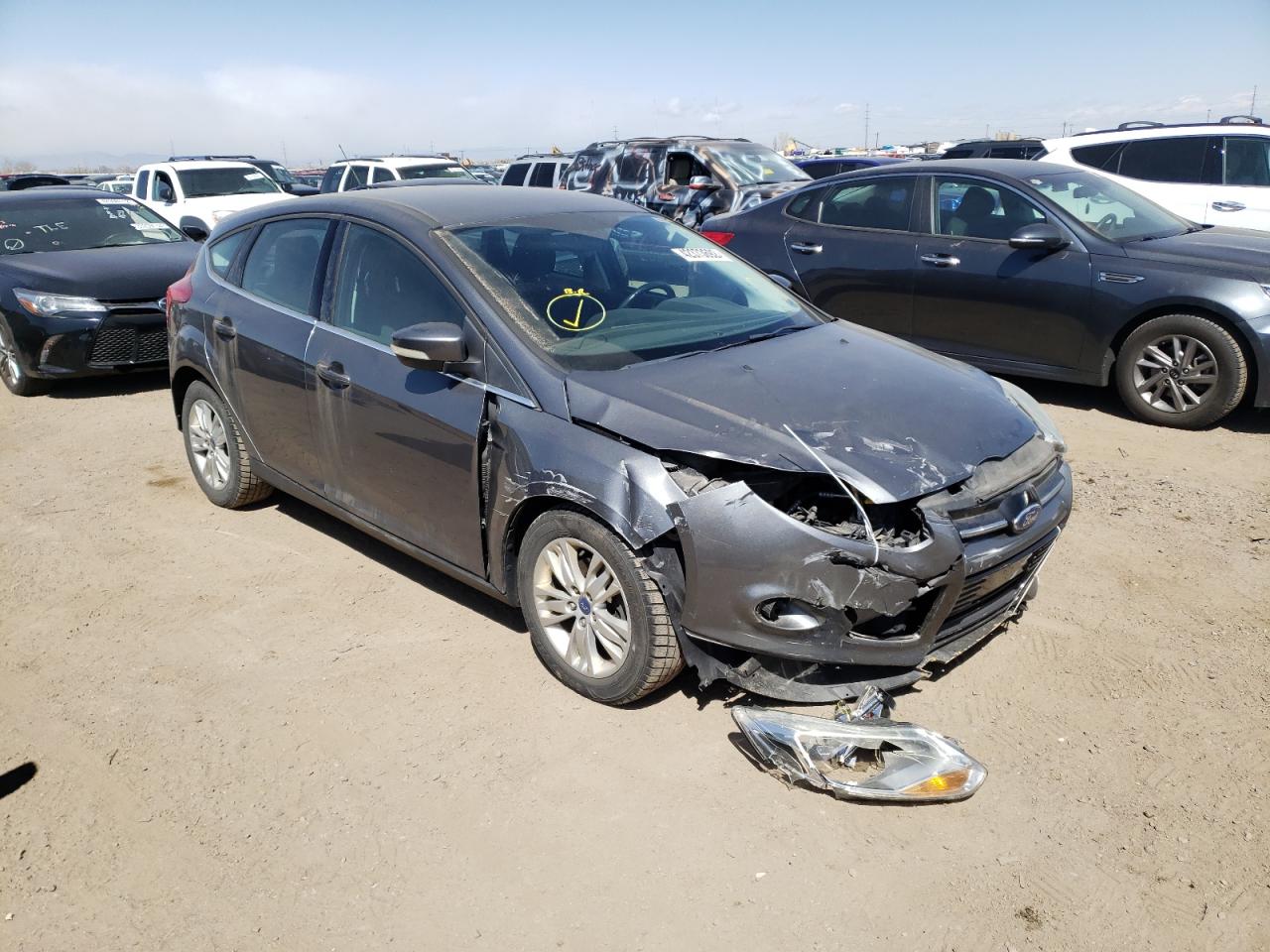FORD FOCUS SEL 2012 with VIN 1FAHP3M25CL114807 - Photo from auction