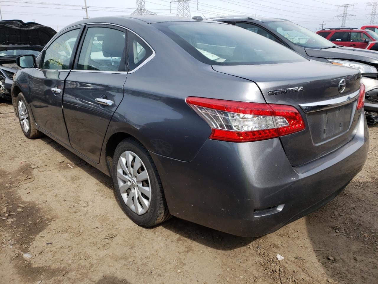 Photo 3 from auction – 2015 NISSAN SENTRA S with VIN 3N1AB7AP7FL654639