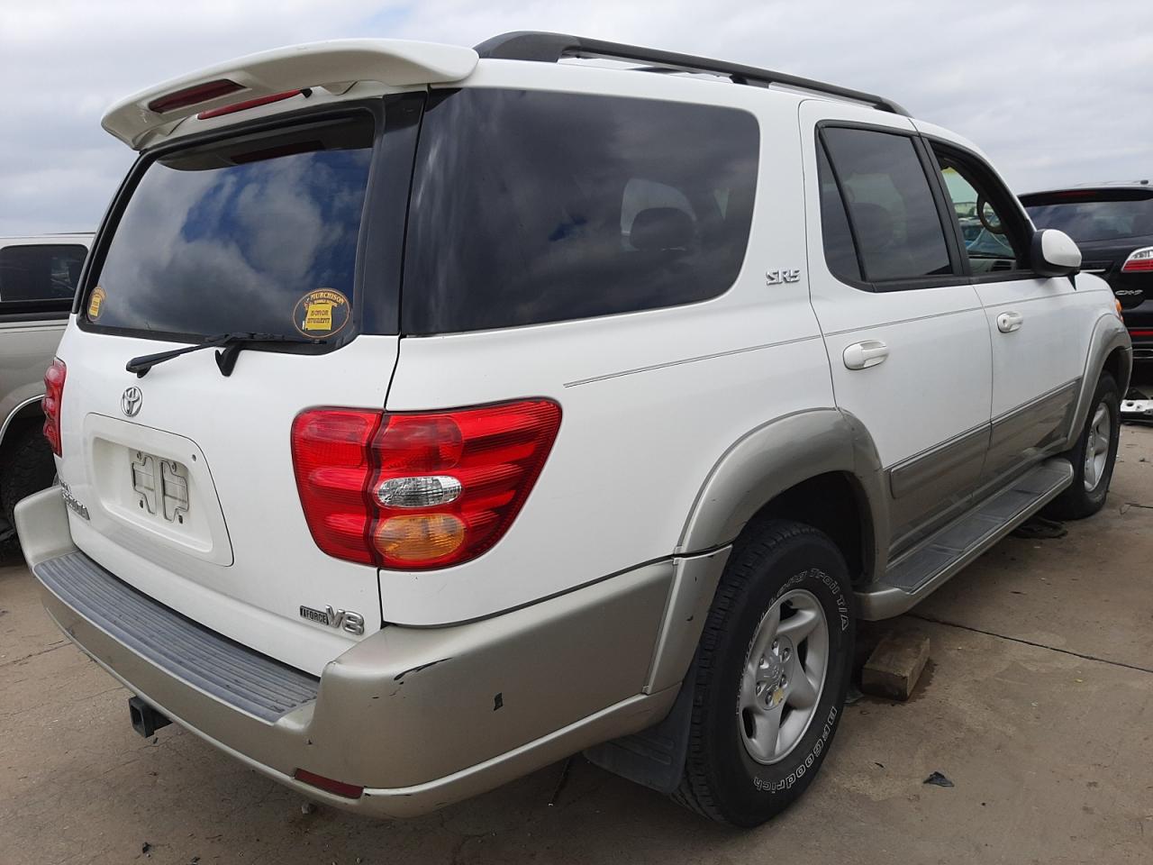 Photo 4 from auction – 2002 TOYOTA SEQUOIA SR with VIN 5TDZT34A62S085297