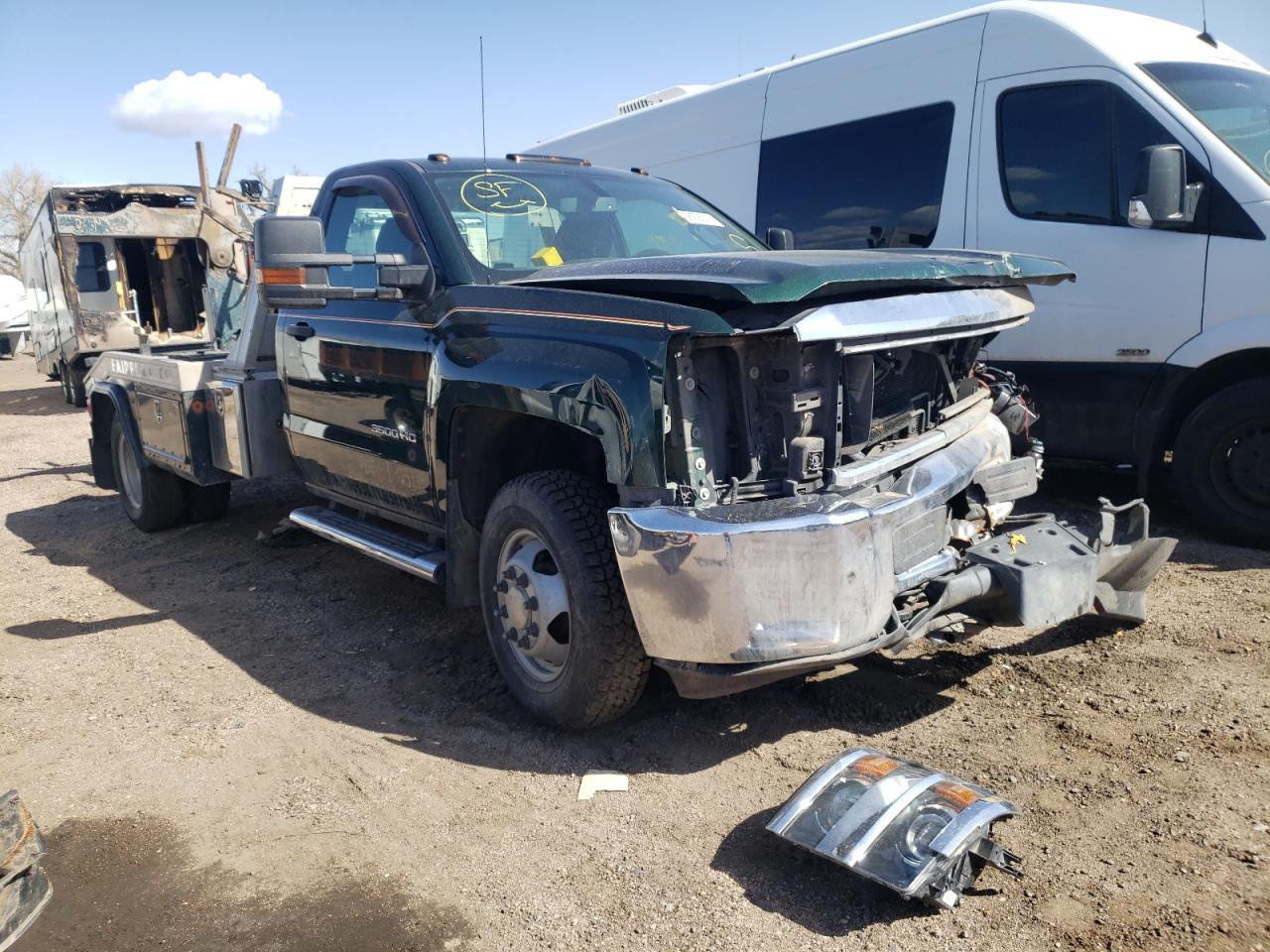 CHEVROLET SILVERADO 2015 with VIN 1GB3KYCG3FF613917 - Photo from auction