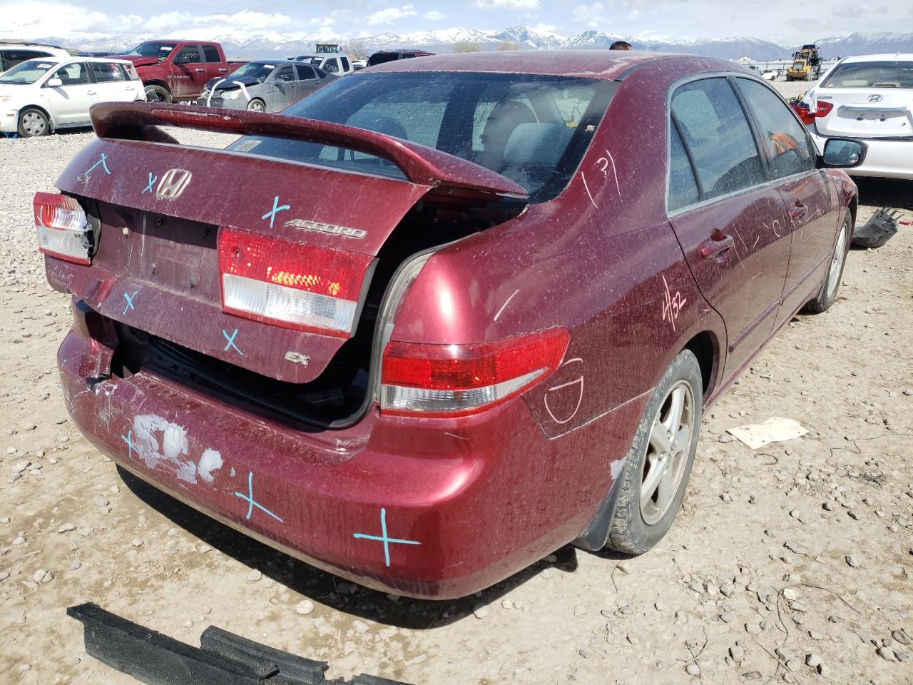 Photo 4 from auction – 2003 HONDA ACCORD EX with VIN JHMCM56613C071669