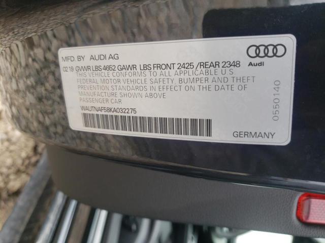 Photo 10 from auction – 2019 AUDI A5 PREMIUM with VIN WAUTNAF58KA032275