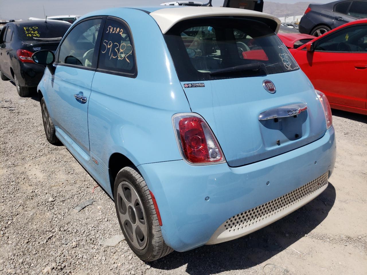 Photo 3 from auction – 2015 FIAT 500 ELECTR with VIN 3C3CFFGEXFT652866