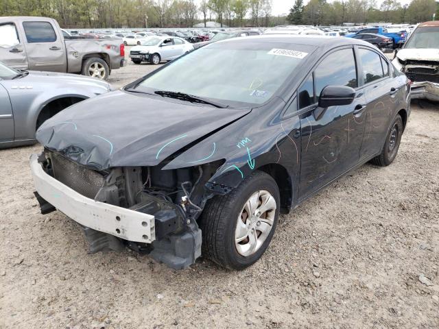 Photo 2 from auction – 2014 HONDA CIVIC LX with VIN 19XFB2F53EE250012