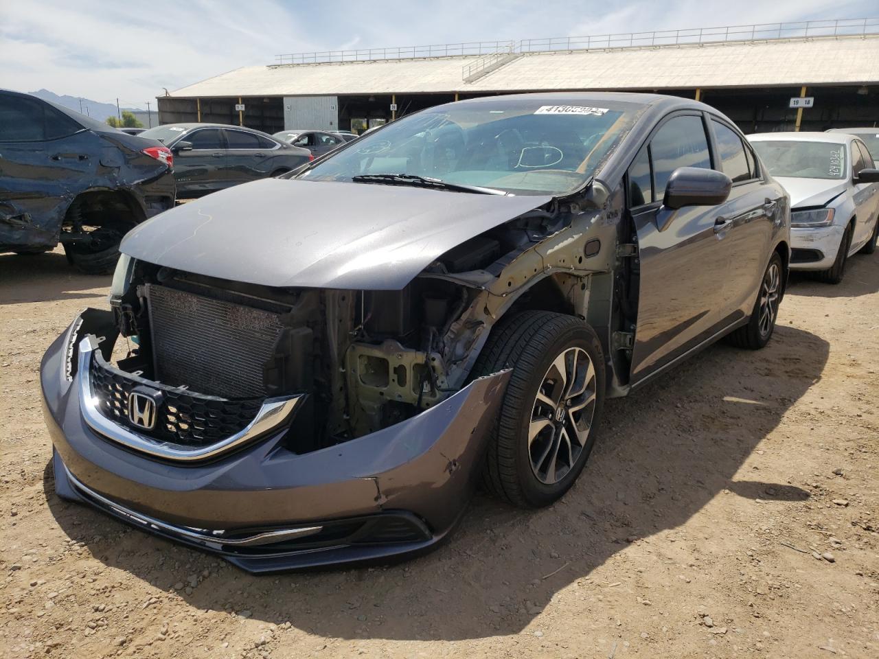 Photo 2 from auction – 2015 HONDA CIVIC EX with VIN 2HGFB2F87FH512552