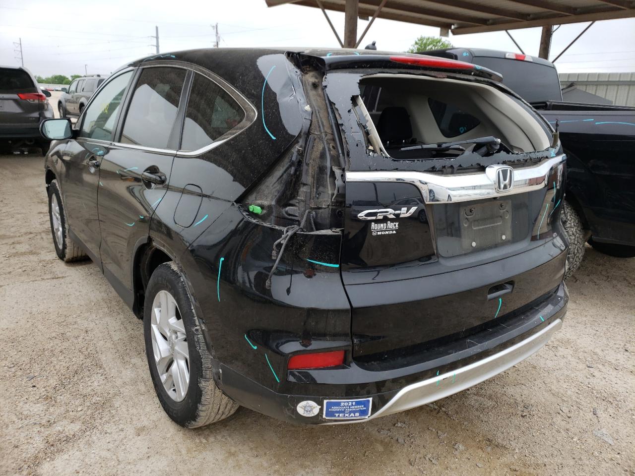 Photo 3 from auction – 2016 HONDA CR-V EX with VIN 3CZRM3H50GG723215
