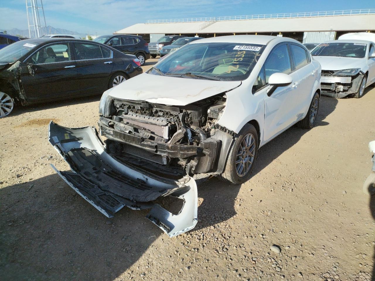 Photo 2 from auction – 2013 KIA RIO LX with VIN KNADM4A39D6237494