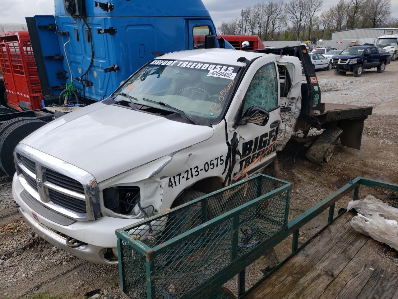 Photo 2 from auction – 2006 DODGE RAM 2500 S with VIN 1D7KS28D46J144469