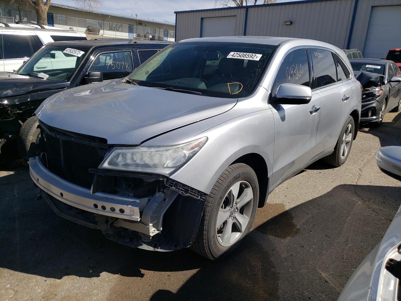 Photo 2 from auction – 2014 ACURA MDX with VIN 5FRYD4H28EB019911