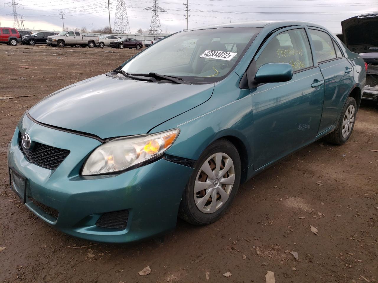 Photo 2 from auction – 2009 TOYOTA COROLLA BA with VIN JTDBL40E09J002440