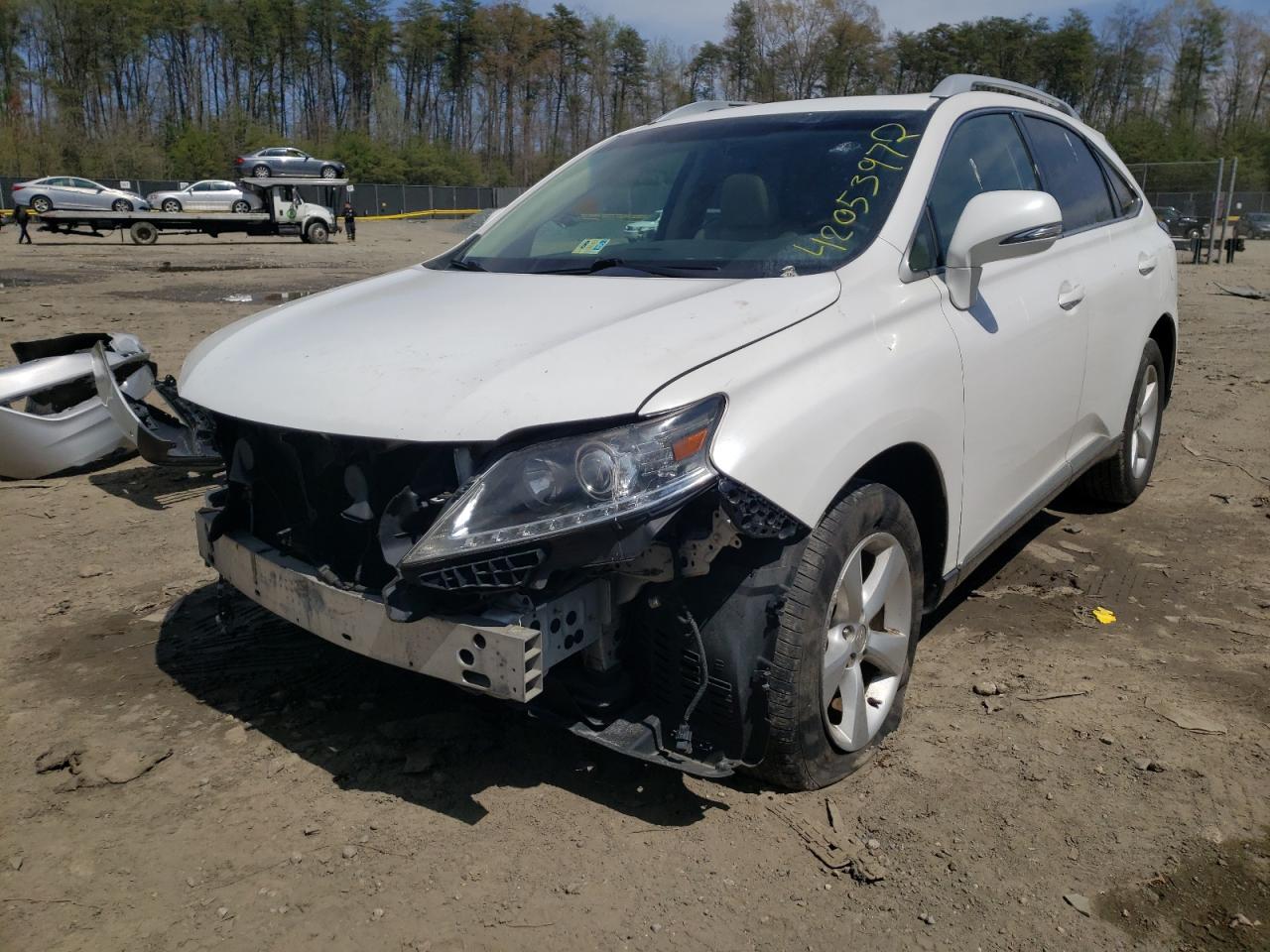 Photo 2 from auction – 2013 LEXUS RX 350 BAS with VIN 2T2BK1BA3DC198580