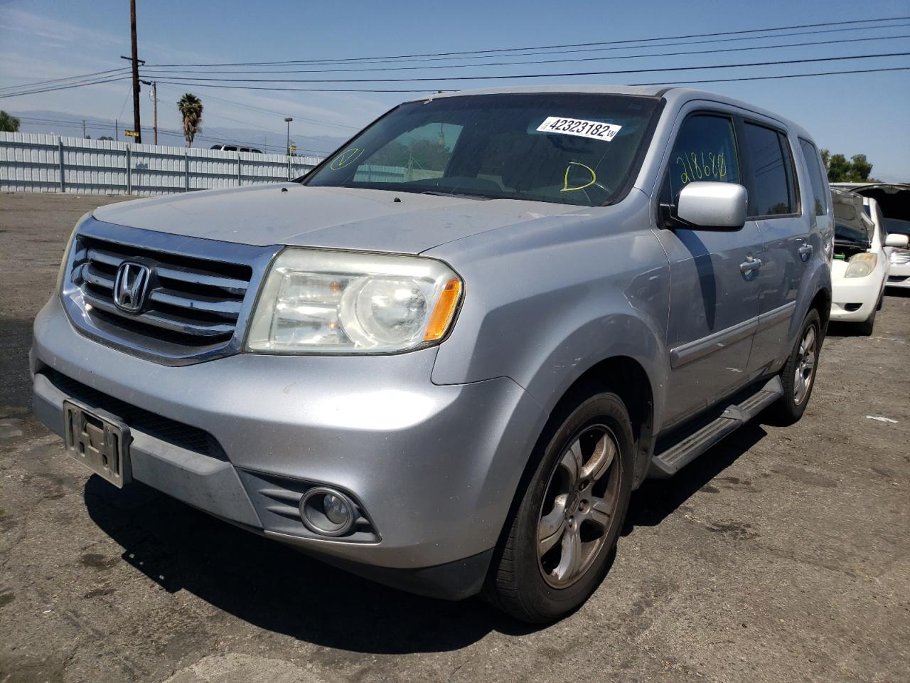 Photo 2 from auction – 2013 HONDA PILOT EX with VIN 5FNYF3H41DB027564