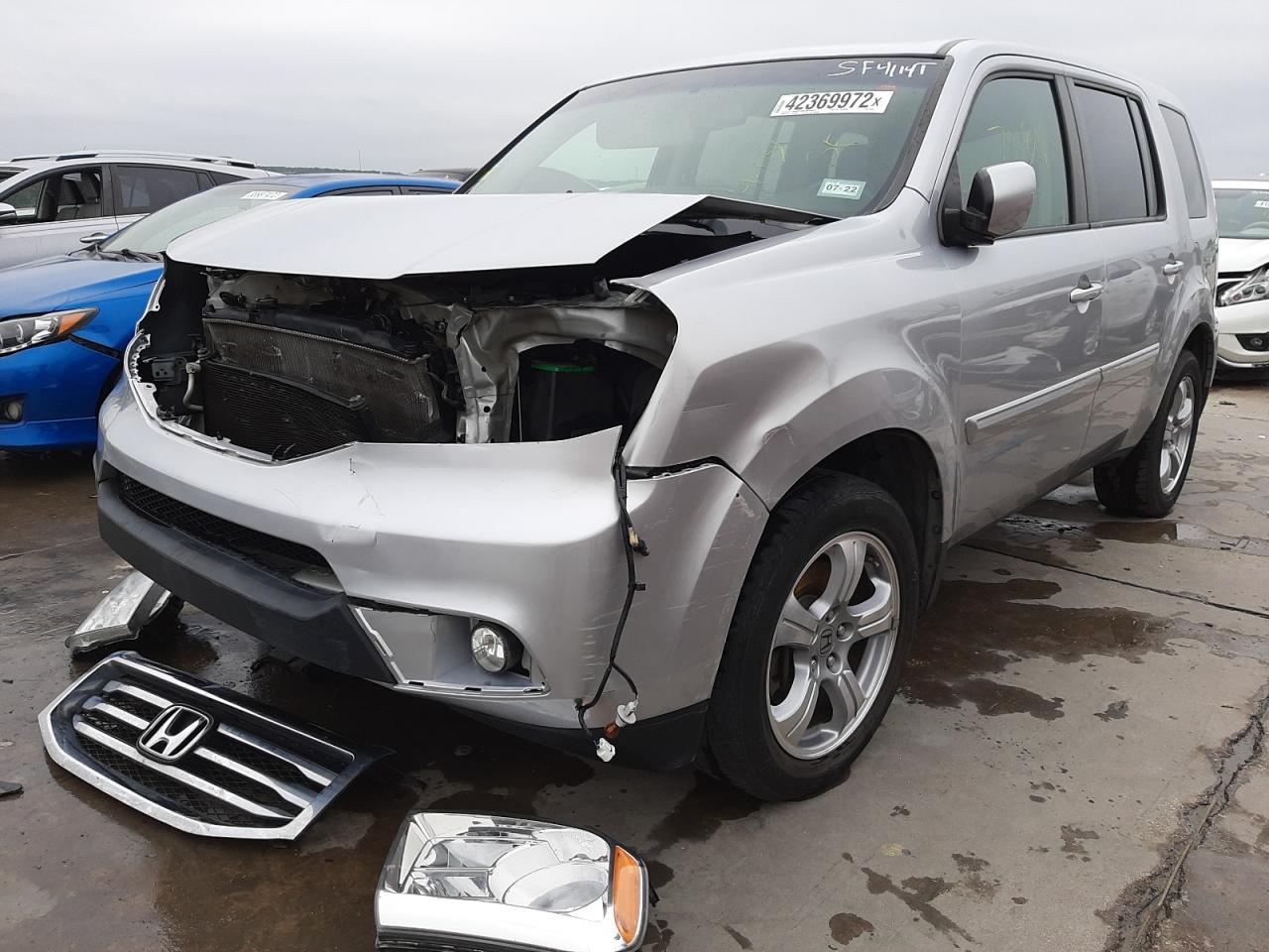 Photo 2 from auction – 2015 HONDA PILOT EXL with VIN 5FNYF3H58FB027590