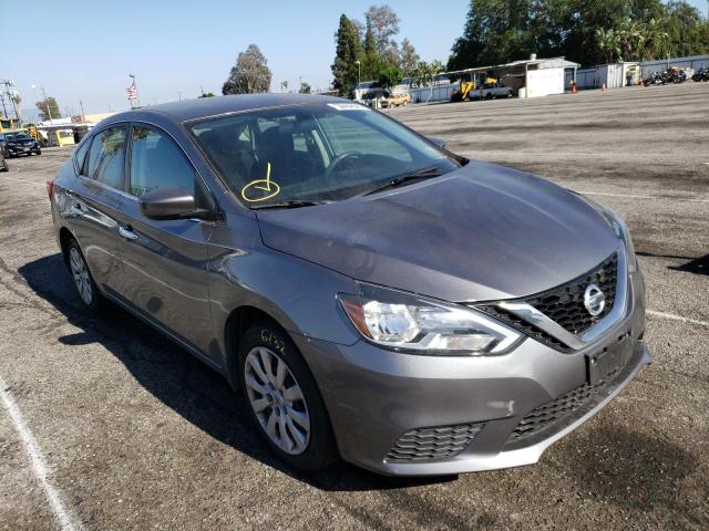 NISSAN SENTRA S 2017 with VIN 3N1AB7AP1HY277649 - Photo from auction