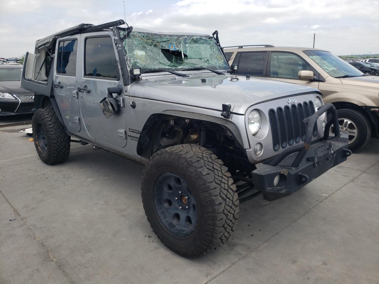 JEEP WRANGLER U 2014 with VIN 1C4BJWDG2EL156451 - Photo from auction