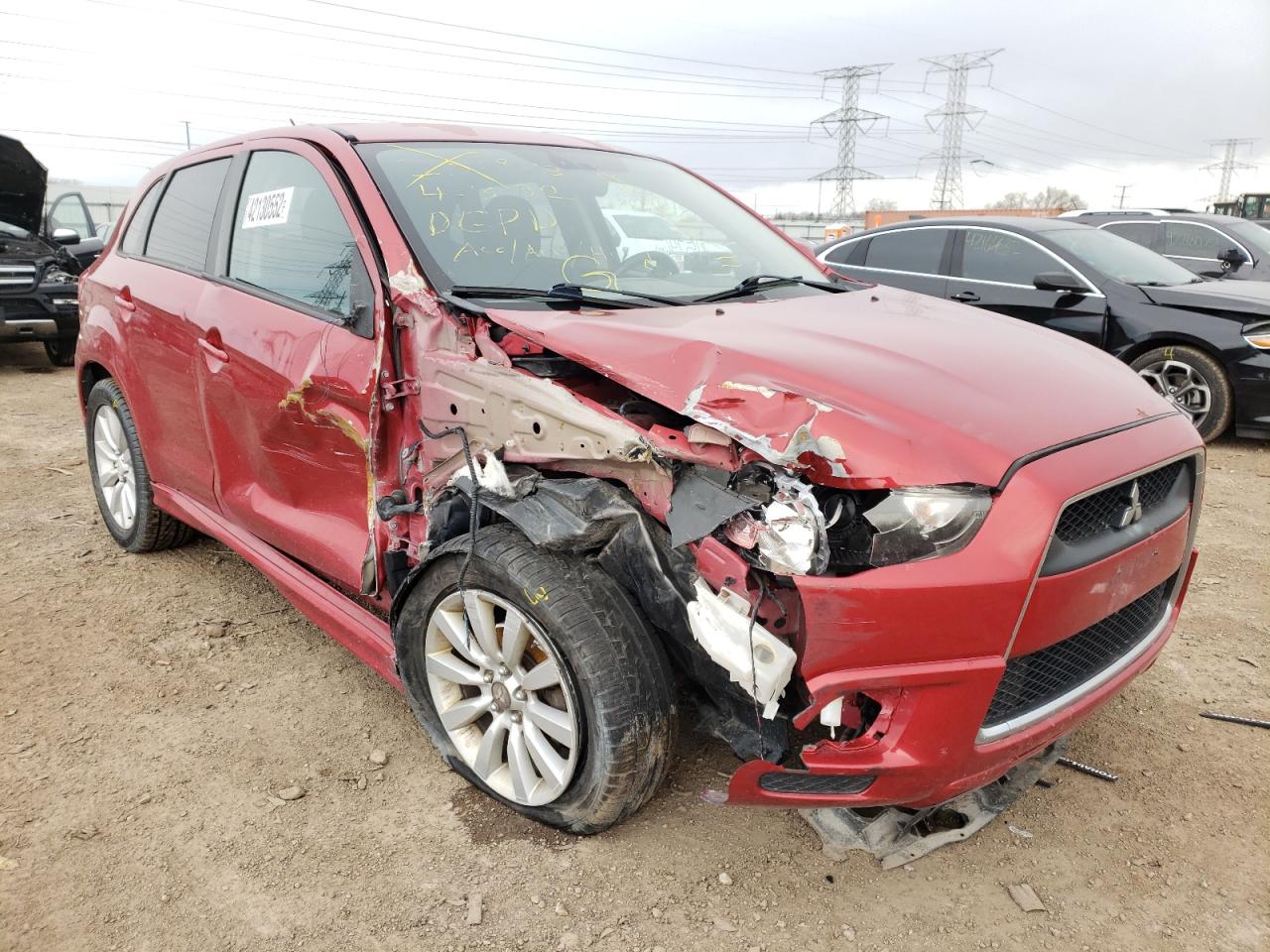 MITSUBISHI OUTLANDER 2011 with VIN JA4AR4AU2BZ000545 - Photo from auction