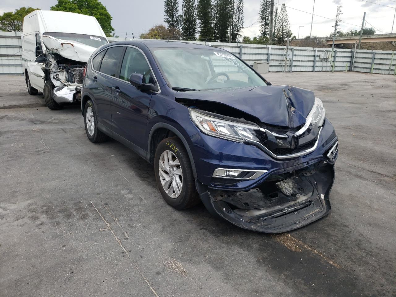 Photo 1 from auction – 2015 HONDA CR-V EX with VIN 2HKRM3H57FH514789