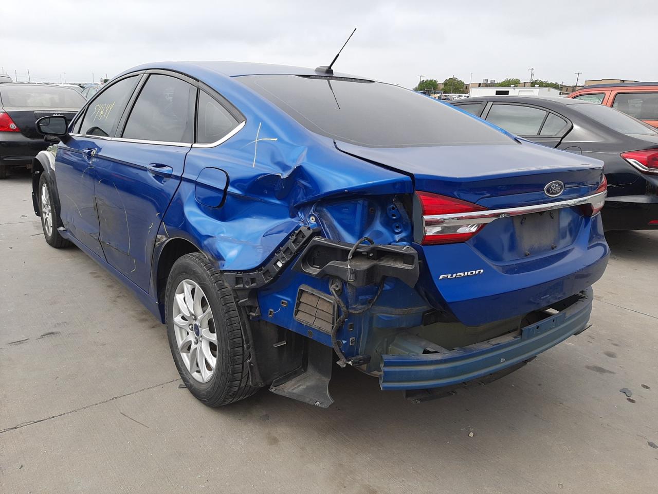Photo 3 from auction – 2017 FORD FUSION S with VIN 3FA6P0G71HR231659
