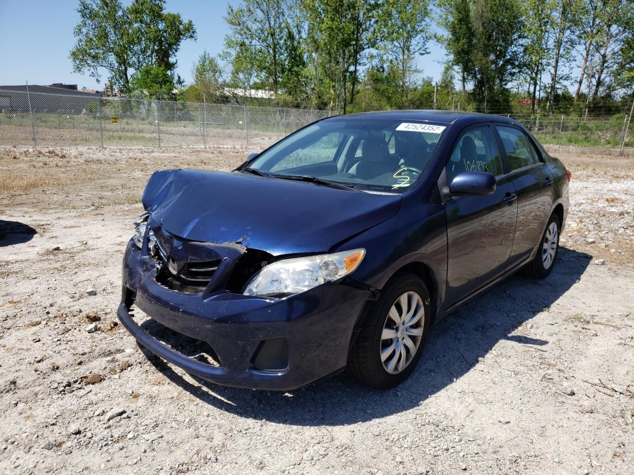 Photo 2 from auction – 2013 TOYOTA COROLLA BA with VIN 2T1BU4EE8DC962325