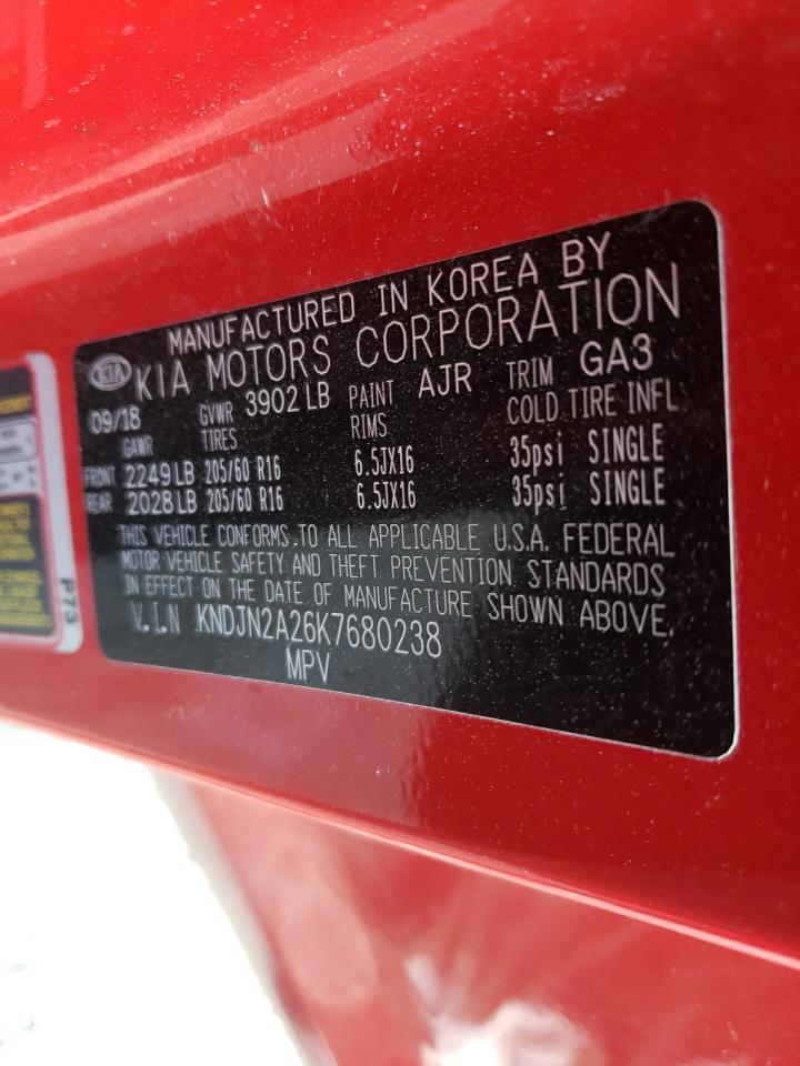 Photo 10 from auction – 2019 KIA SOUL with VIN KNDJN2A26K7680238