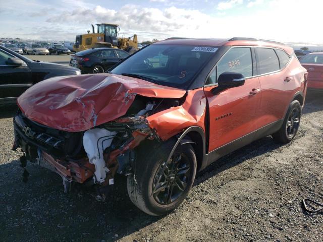 Photo 2 from auction – 2021 CHEVROLET BLAZER 3LT with VIN 3GNKBJRS5MS527826