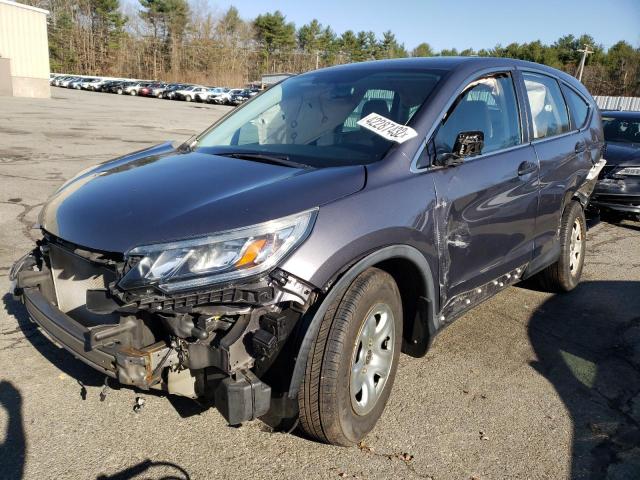Photo 2 from auction – 2016 HONDA CR-V LX with VIN 5J6RM4H30GL086544