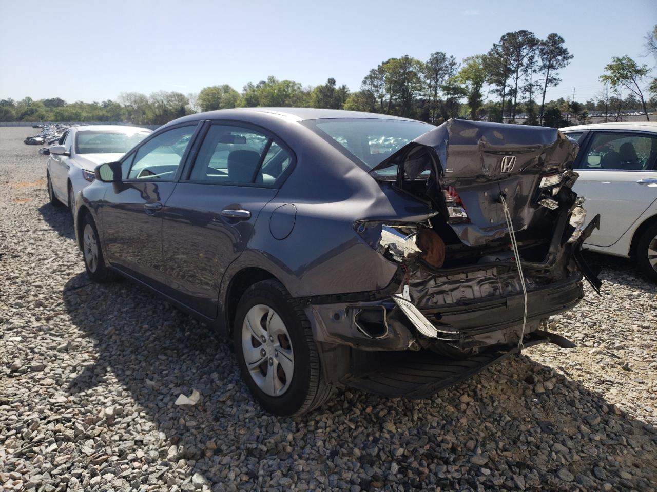Photo 3 from auction – 2015 HONDA CIVIC LX with VIN 19XFB2F57FE293740