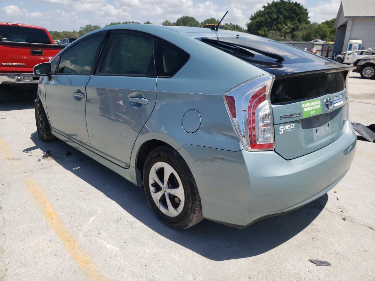 Photo 3 from auction – 2012 TOYOTA PRIUS with VIN JTDKN3DU0C5520764