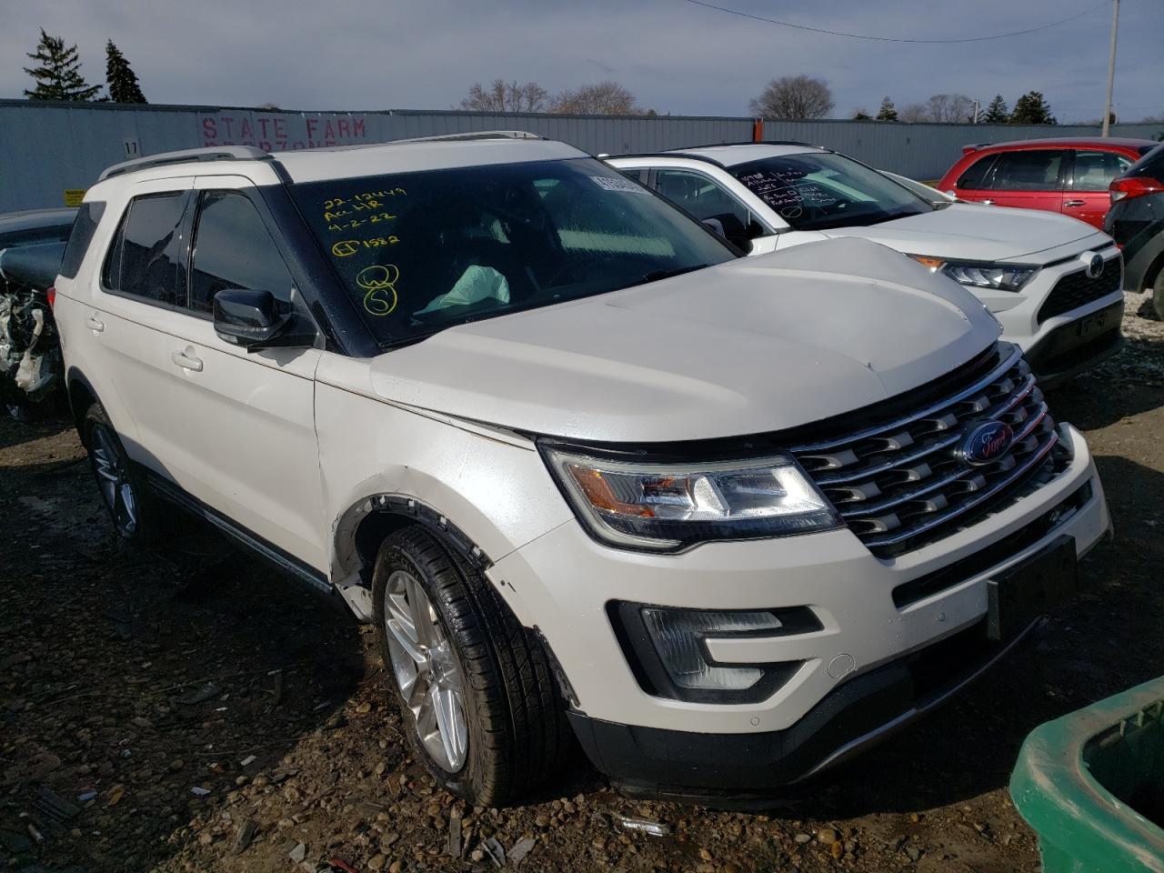 FORD EXPLORER X 2017 with VIN 1FM5K8D85HGA92543 - Photo from auction