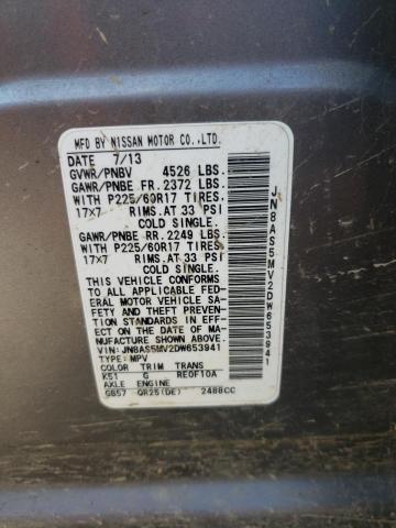 Photo 10 from auction – 2013 NISSAN ROGUE S with VIN JN8AS5MV2DW653941