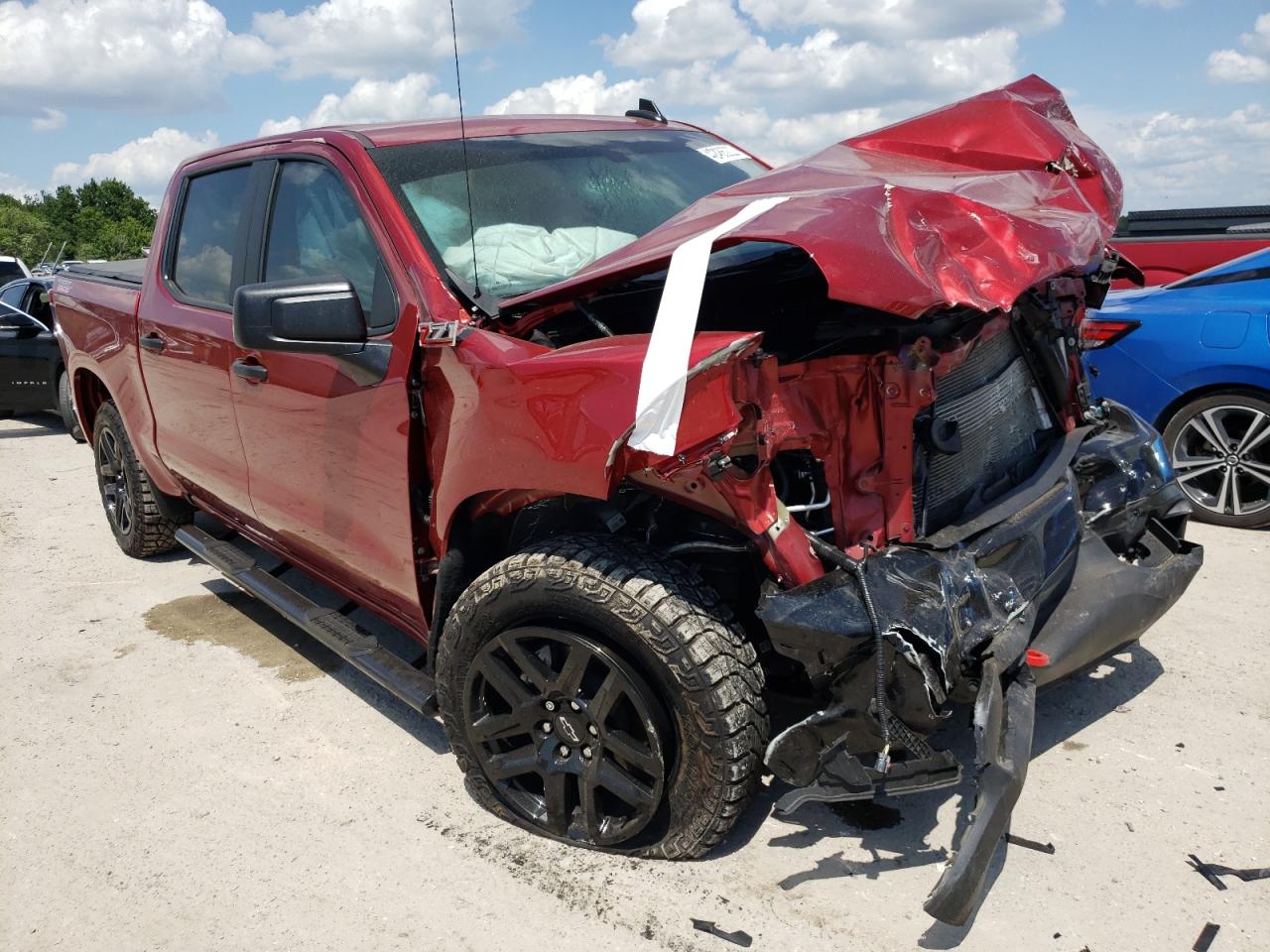 CHEVROLET SILVERADO 2021 with VIN 3GCPYCEF1MG397015 - Photo from auction
