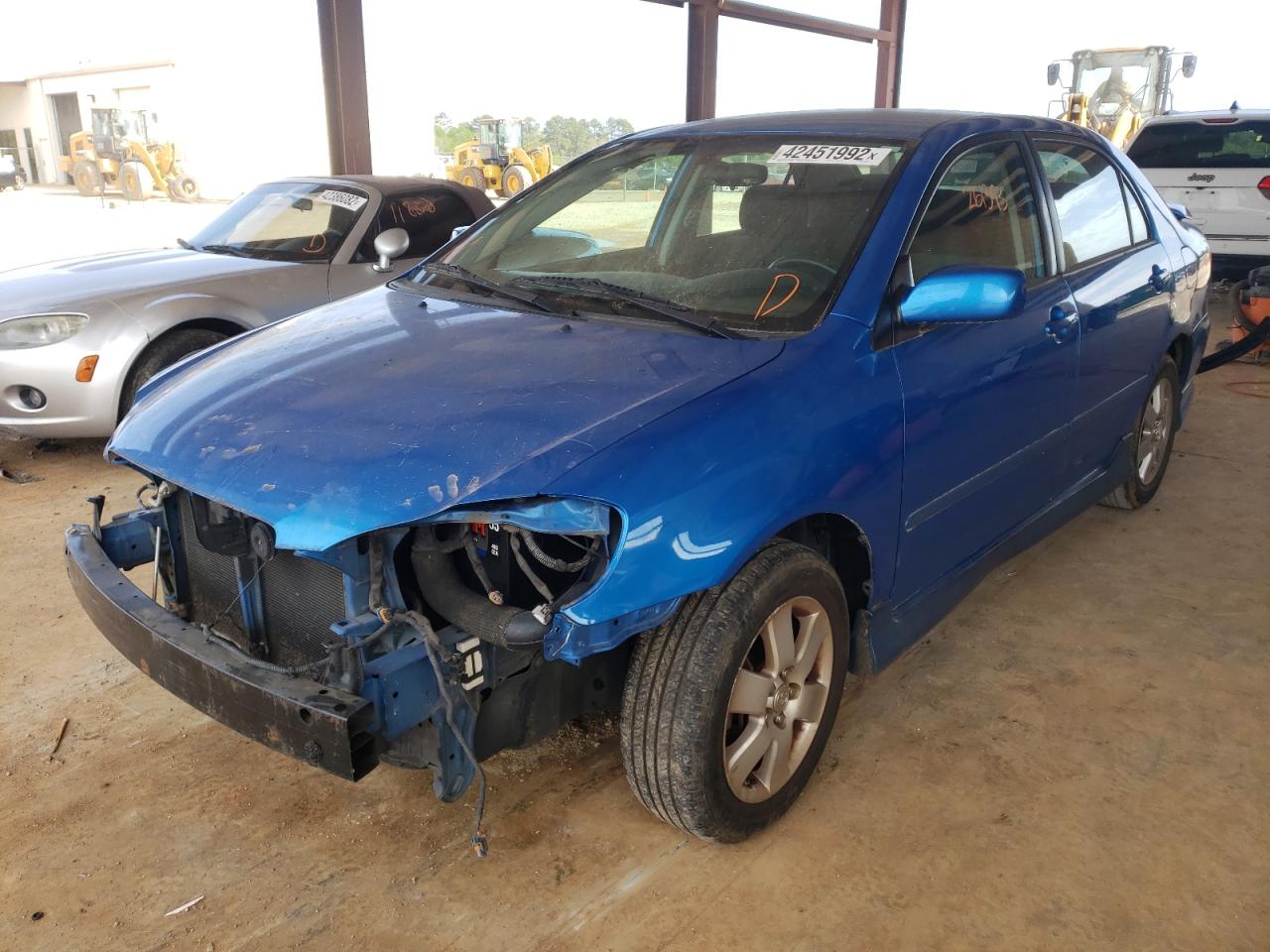 Photo 2 from auction – 2008 TOYOTA COROLLA CE with VIN 2T1BR32E48C878654