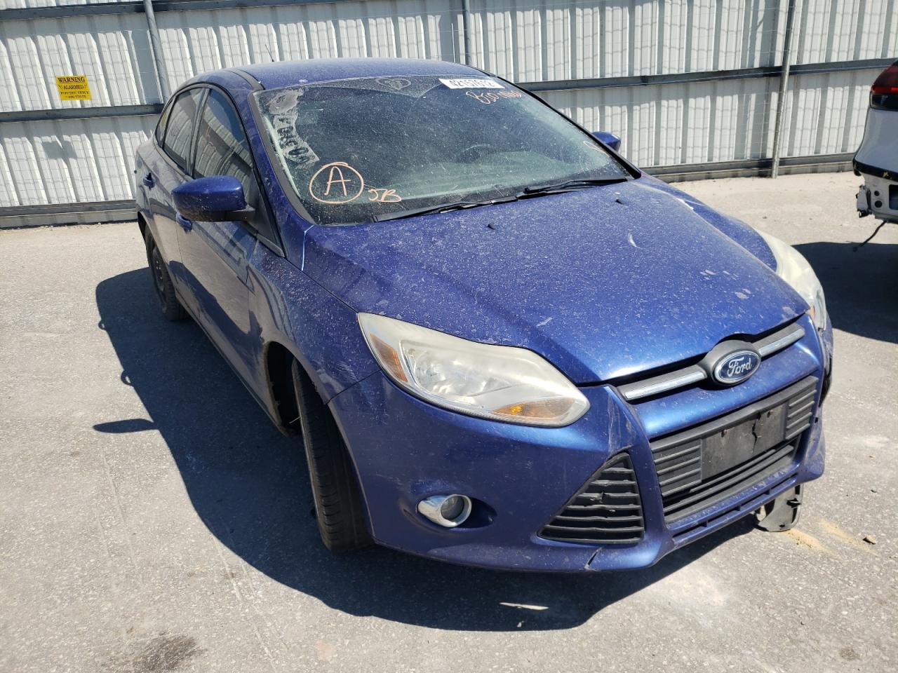 FORD FOCUS SE 2012 with VIN 1FAHP3F26CL399675 - Photo from auction