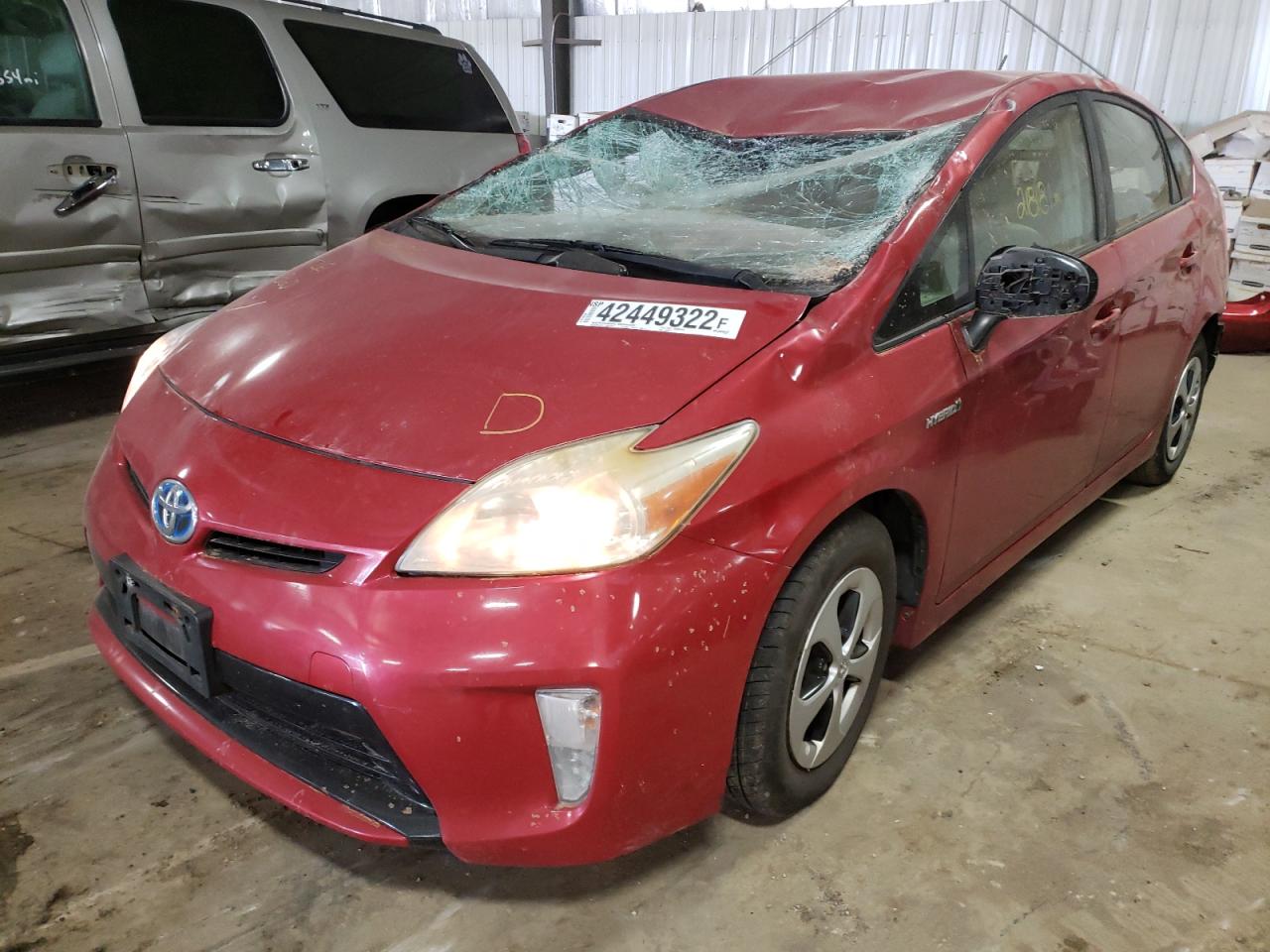 Photo 2 from auction – 2012 TOYOTA PRIUS with VIN JTDKN3DU3C5415071
