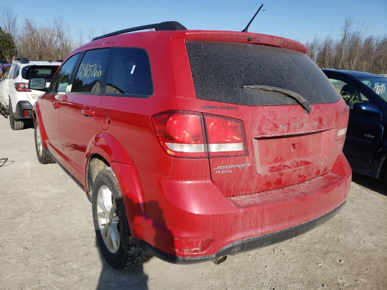 Photo 3 from auction – 2014 DODGE JOURNEY SX with VIN 3C4PDDBGXET193224