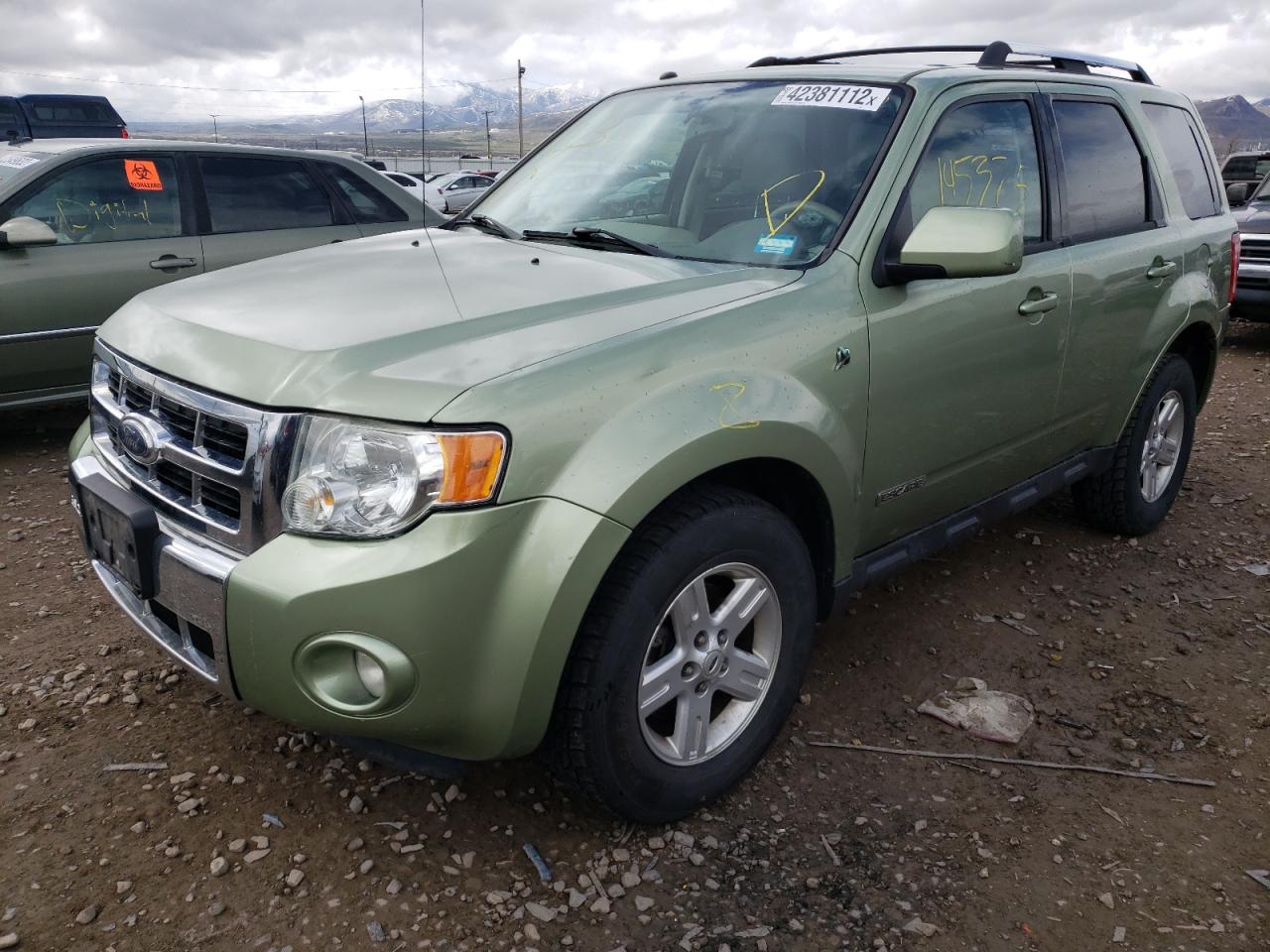 Photo 2 from auction – 2008 FORD ESCAPE with VIN 1FMCU59H08KD98801