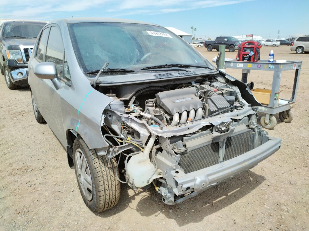 HONDA FIT 2008 with VIN JHMGD37448S008517 - Photo from auction