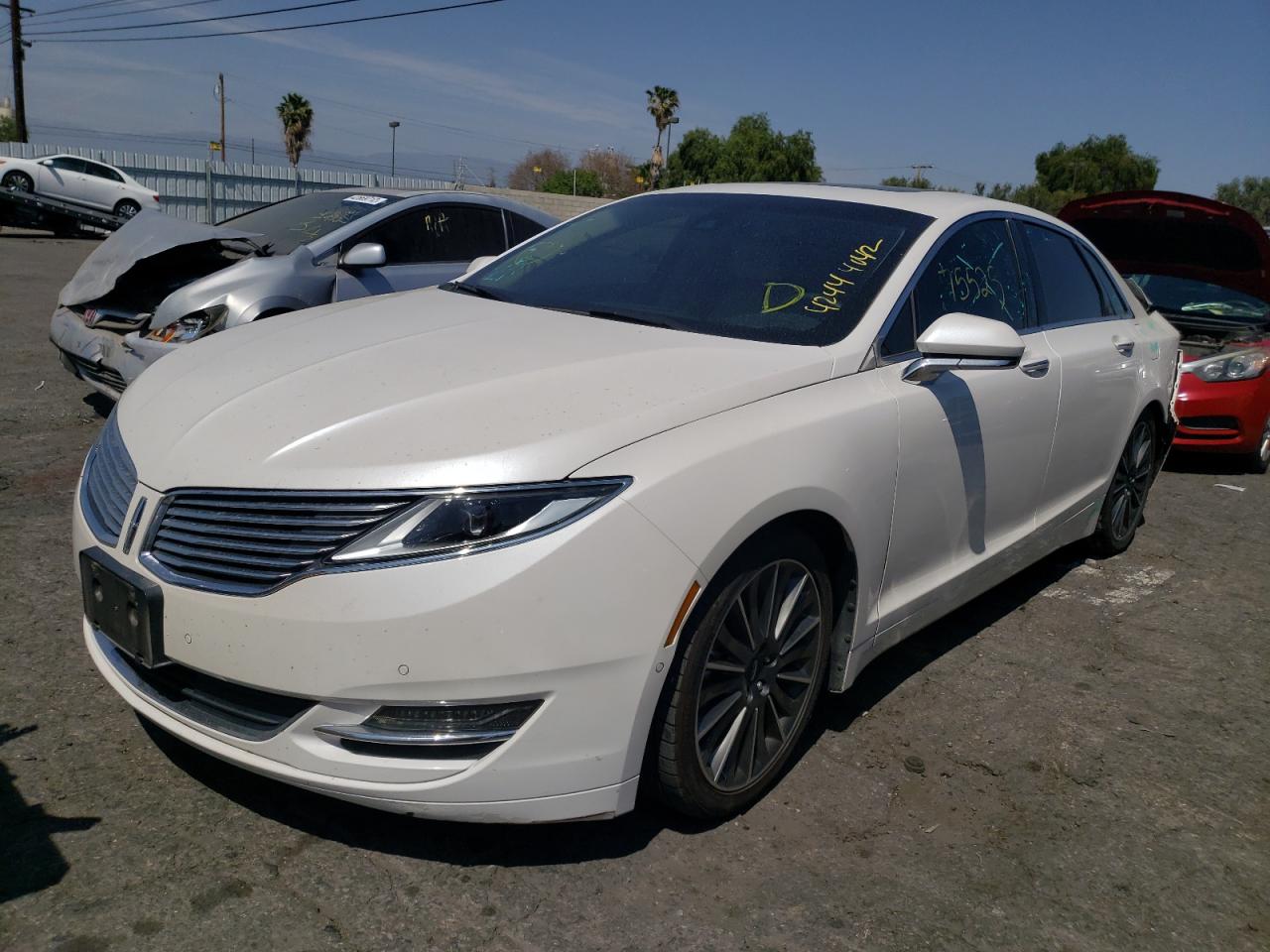 Photo 2 from auction – 2016 LINCOLN MKZ HYBRID with VIN 3LN6L2LU9GR611131