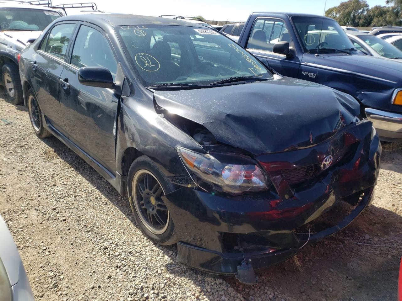 TOYOTA COROLLA BA 2009 with VIN 1NXBU40E49Z164322 - Photo from auction