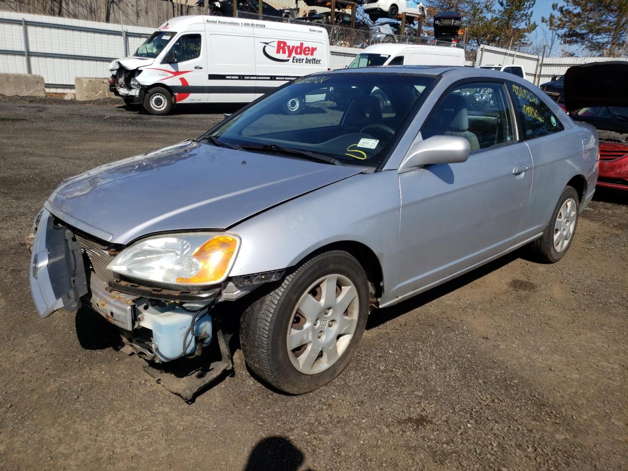 Photo 2 from auction – 2002 HONDA CIVIC EX with VIN 1HGEM21952L035557