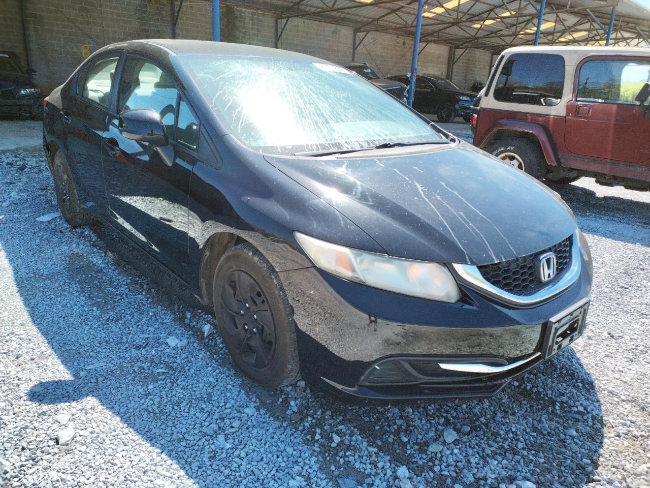 HONDA CIVIC LX 2013 with VIN 19XFB2F51DE035808 - Photo from auction