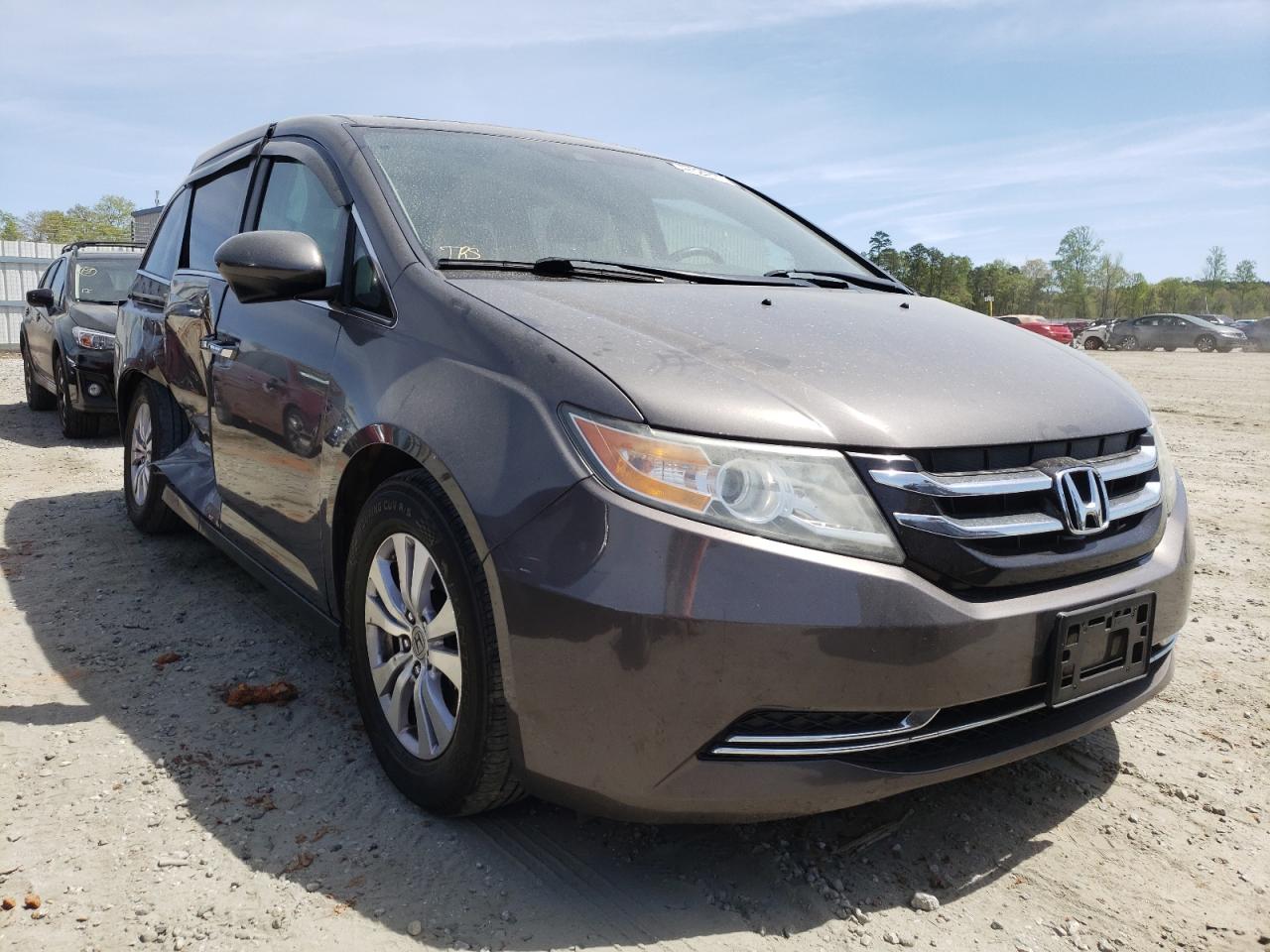 HONDA ODYSSEY EX 2014 with VIN 5FNRL5H67EB046129 - Photo from auction