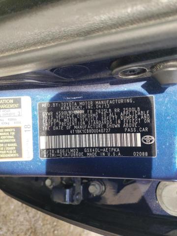 Photo 10 from auction – 2013 TOYOTA 02-2FDC25 with VIN 4T1BK1EB8DU040727