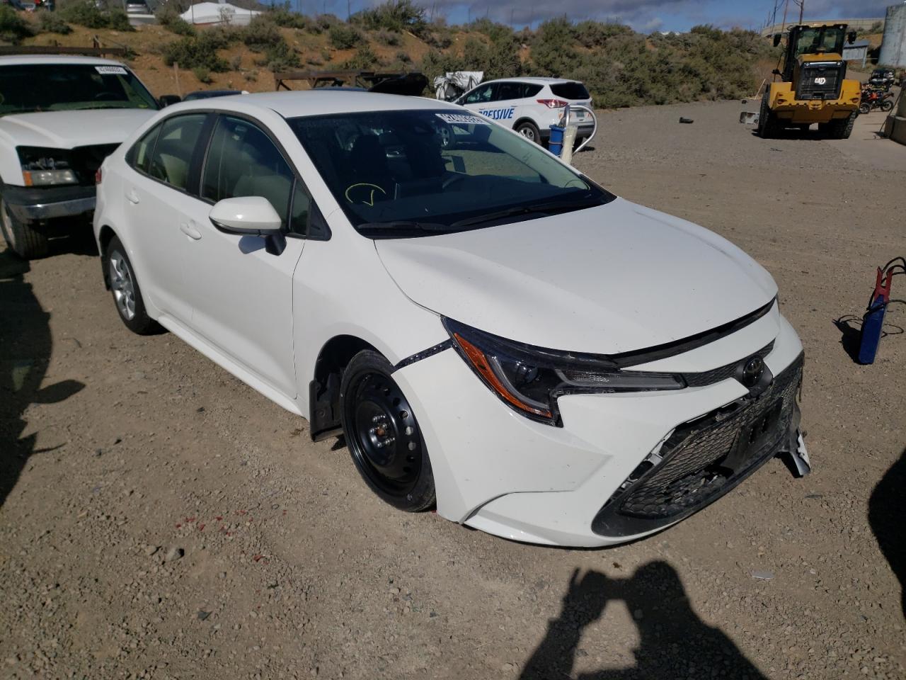 TOYOTA COROLLA LE 2021 with VIN JTDEPMAE1MJ168927 - Photo from auction