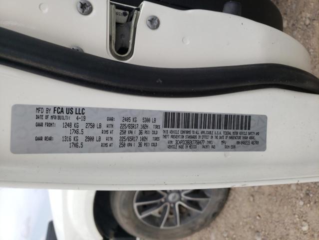 Photo 10 from auction – 2019 DODGE JOURNEY SE with VIN 3C4PDCBB2KT758477
